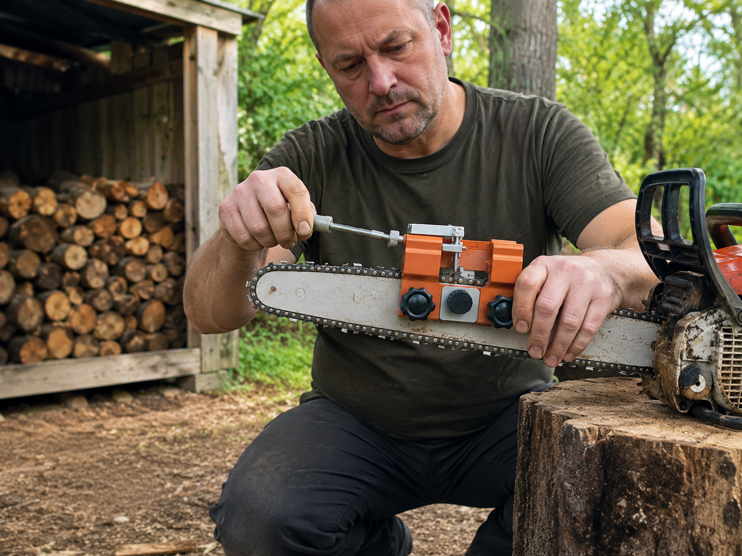 Klampero Chainsaw Sharpener