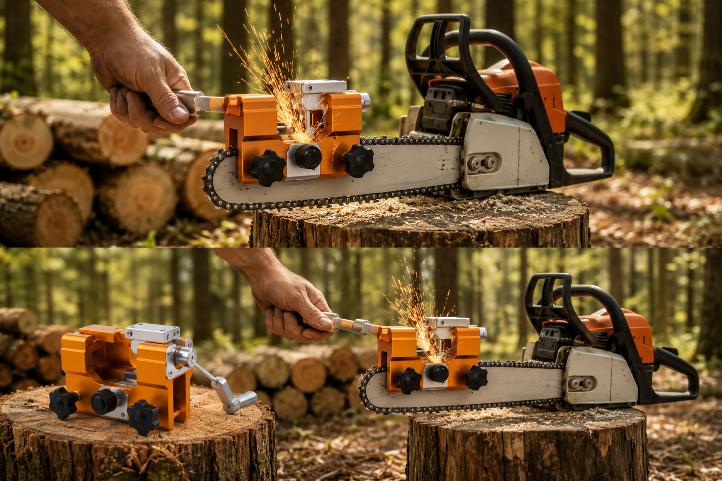 Klampero Chainsaw Sharpener