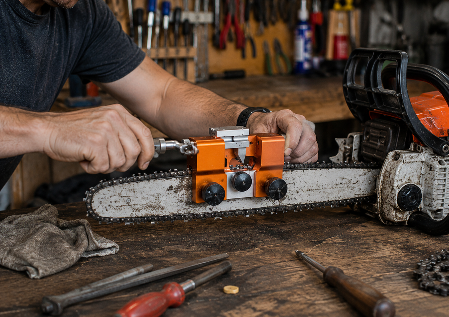 Klampero Chainsaw Sharpener